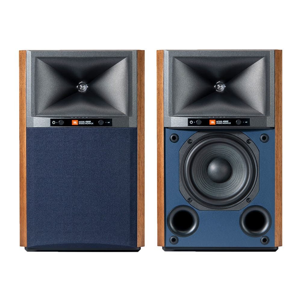 삼성공식파트너 JBL 4305P 액티브 모니터 데스크탑 블루투스 스피커 월넛