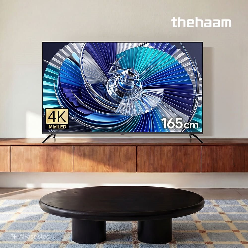 더함 스마트 구글 티비 MiniLED 165cm(65인치) 120Hz 직접설치