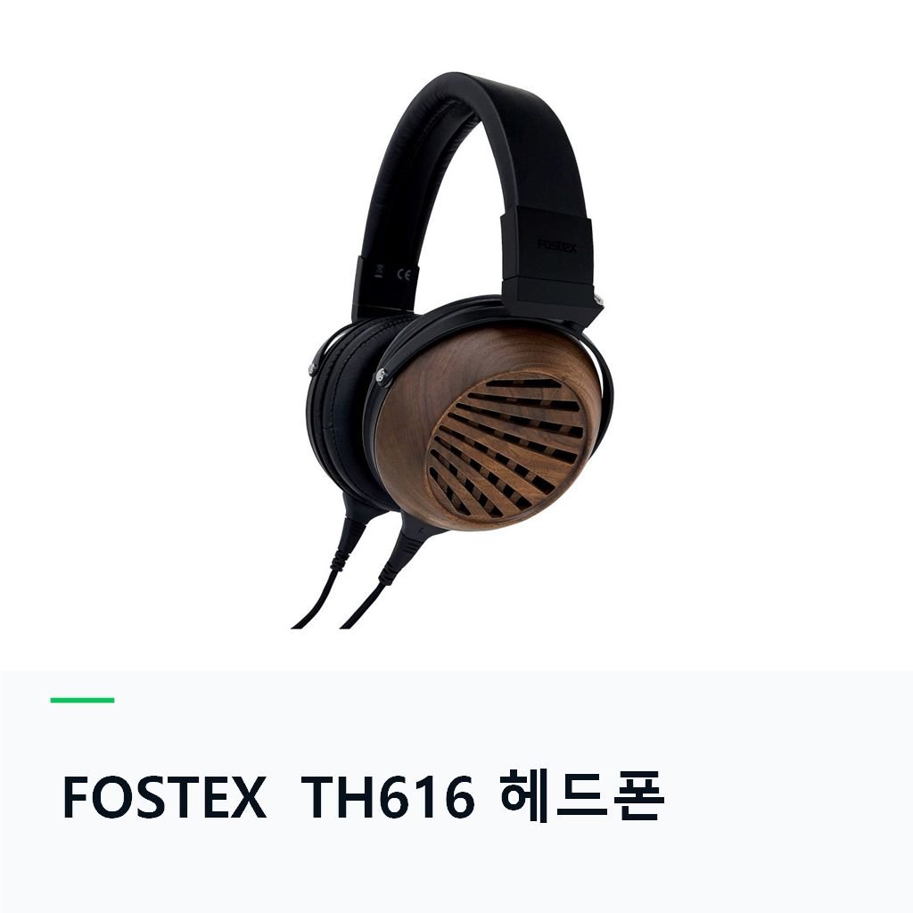 FOSTEX TH616 플래그쉽 헤드폰 하이파이 프리미엄 헤드폰