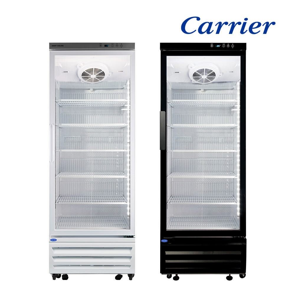 캐리어 냉동 쇼케이스 밀키트 아이스크림 수직 냉동고 업소용 간냉식 사료 CSR-485G7H